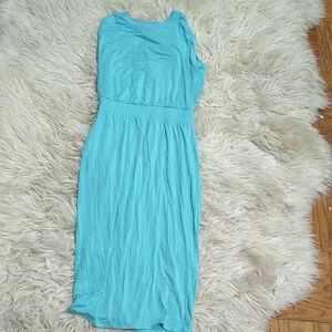 Athleta Bluegren sleeveless Midi Dress